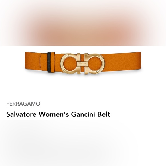 NWT SALVATORE FERRAGAMO Women's Gancini Belt